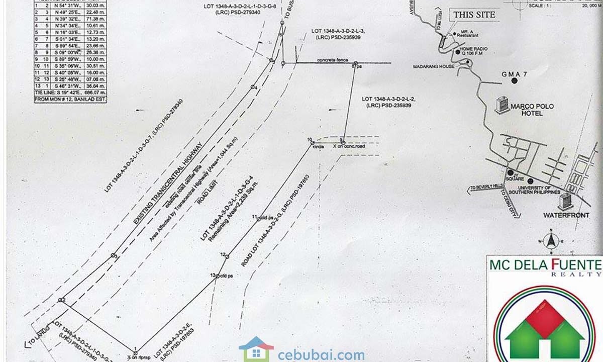 2239-SqM-Vacant-Lot-For-Sale-along-Busay-Transcentral-Highway-Cebu-City-Lot-Plan