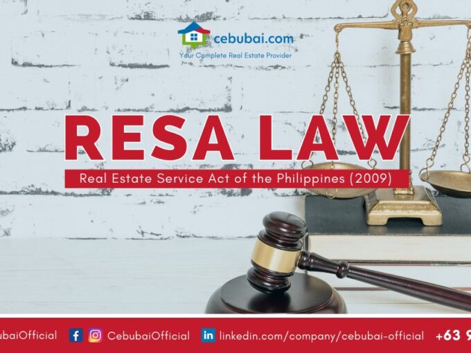 Real Estate Service Act of the Philippines 2009 RESA LAW