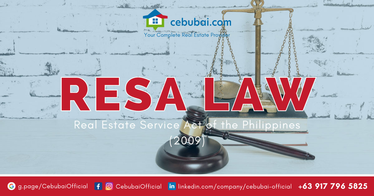 Real Estate Service Act 9646 by Cebubai