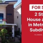 2 Story House and Lot for Sale in Metropolis Subdivision