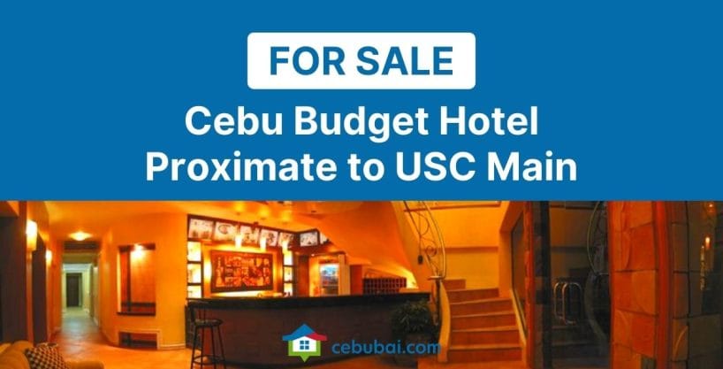 Cebu Budget Hotel For Sale Proximate to USC Main
