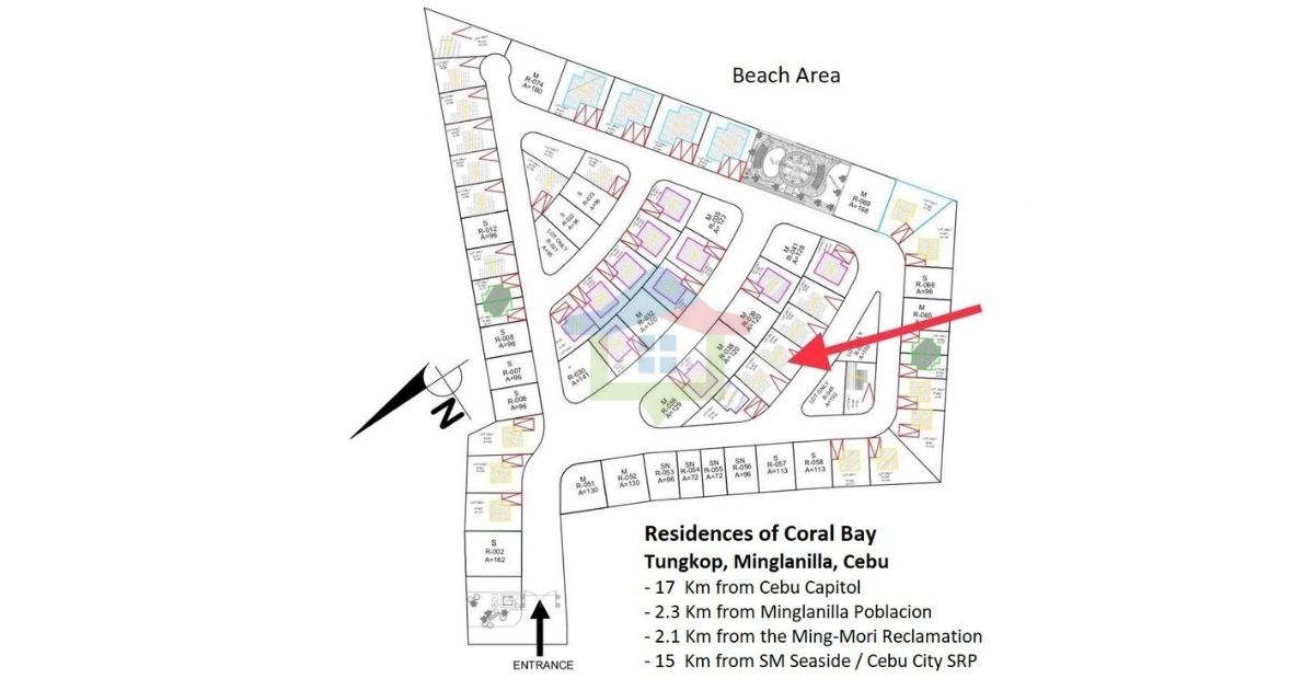 Brand New 4-BR Seaside Living House For Sale in Cebu-Map