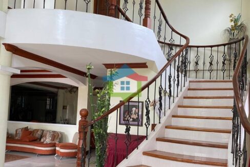 8-Bedroom-House-and-Lot-For-Sale-in-Lapu-Lapu-City-Mactan-Cebu-Wooden-Stairways