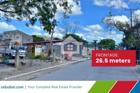 Vacant Lot For Sale along the Developing Area of Pardo Cebu City (Frontage)