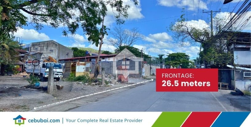 Vacant Lot For Sale along the Developing Area of Pardo Cebu City (Frontage)