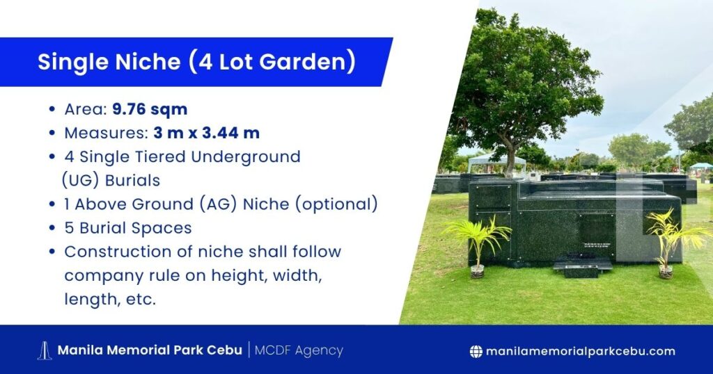 Manila Memorial Park Cebu - 4 Lot Garden