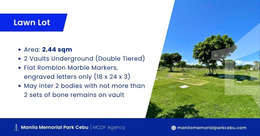 Manila Memorial Park Cebu - Lawn Lot